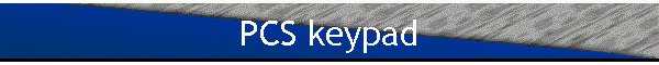 PCS keypad